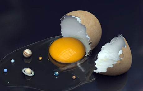 An egg in Universe